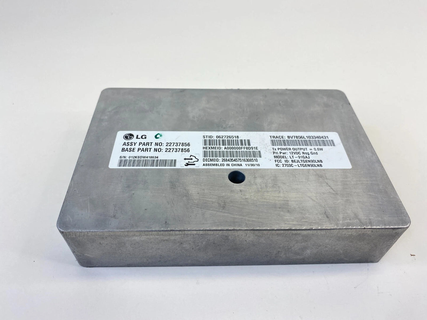 2011 CHEVY TRAVERSE TAHOE ONSTAR COMMUNICATION CONTROL MODULE UNIT 22737856 OEM