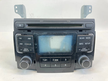 2011 HYUNDAI SONATA RADIO AM FM CD PLAYER STEREO RECEIVER UNIT 96180-3Q000 OEM