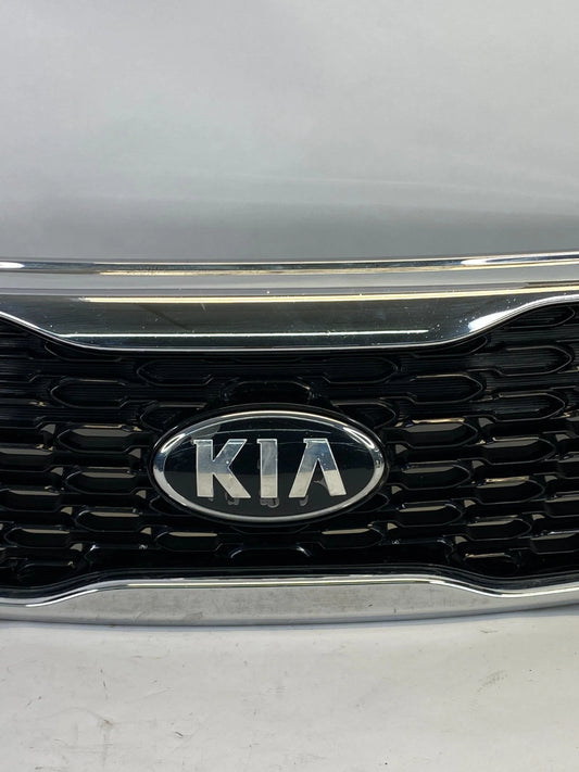 2014 2015 KIA SORENTO FRONT BUMPPER UPPER GRILLE W/ CHROME TRIM 86350-1U500 OEM