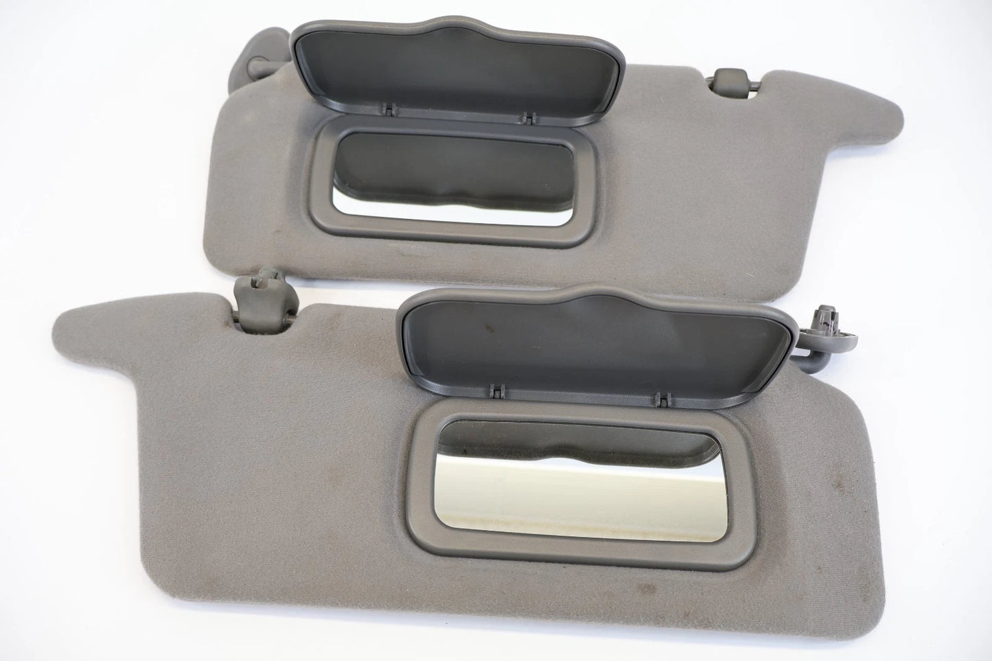 2001-2005 HONDA CIVIC ROOF SUNVISOR SUN VISOR SHADE PAIR SET LH RH W/ MIRROR OEM