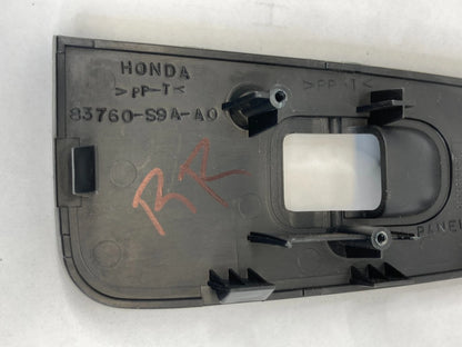 2002-2006 HONDA CR-V CRV REAR RIGHT WINDOW SWITCH BEZEL TRIM COVER 83760-S9A-A0