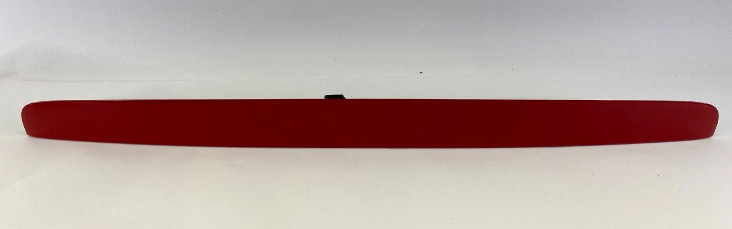 2004-2008 VOLVO S40 TRUNK LID LICENSE PLATE HANDLE MOLDING COVER 39880383 RED