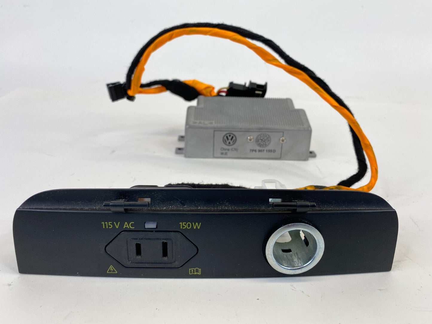 11-17 VW Volkswagen Touareg Power Outlet Inverter Control Module 7P6907155D OEM