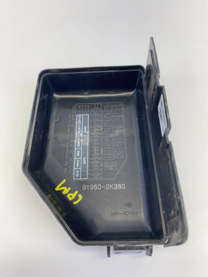 2010-2013 KIA SOUL 2.0L L4 A/T ENGINE COMPARTMENT FUSE BOX CAP COVER LID OEM