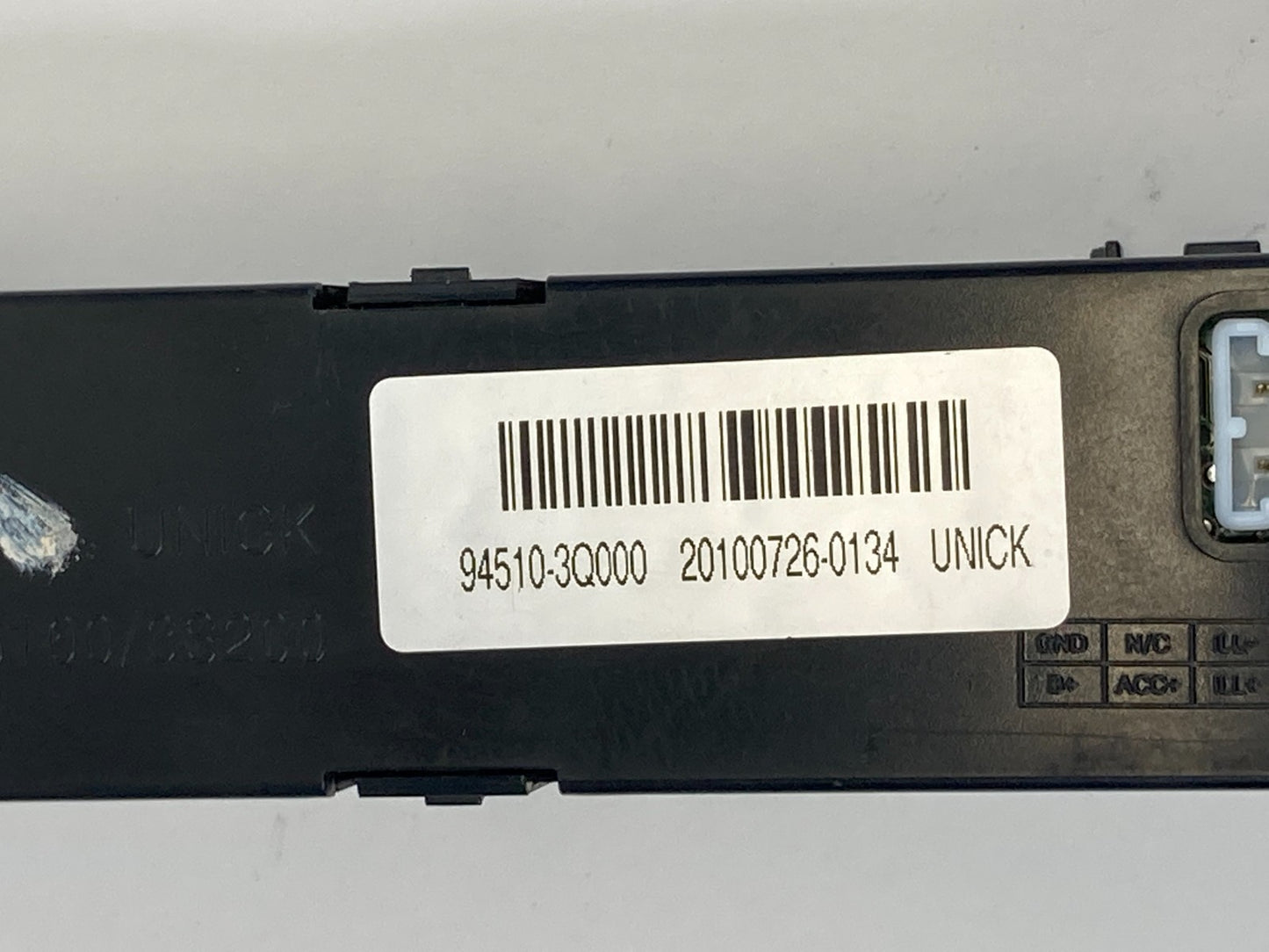 2011 2012 2013 2014 Hyundai Sonata Dash Digital Clock 94510-3Q000 OEM