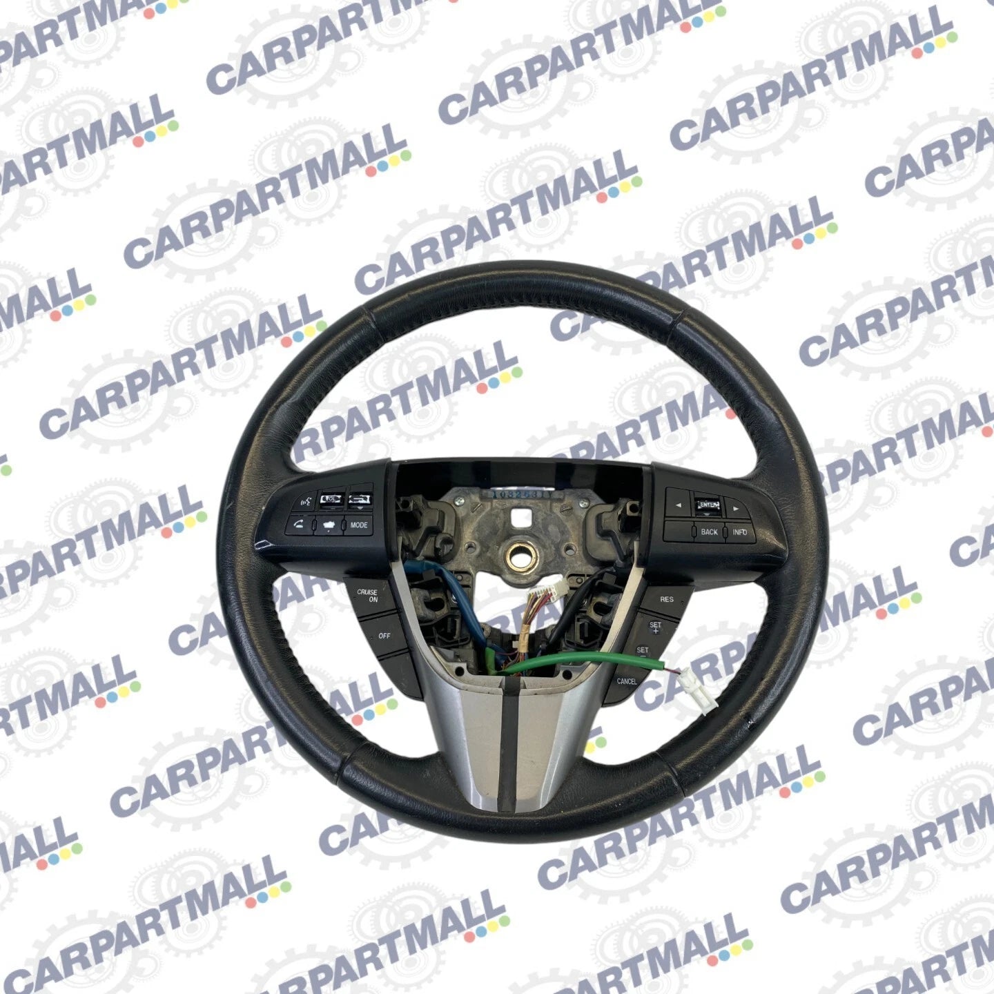 2007-2012 MAZDA CX-7 CX7 DRIVER STEERING WHEEL W/ CRUISE CONTROL SWITCHES OEM