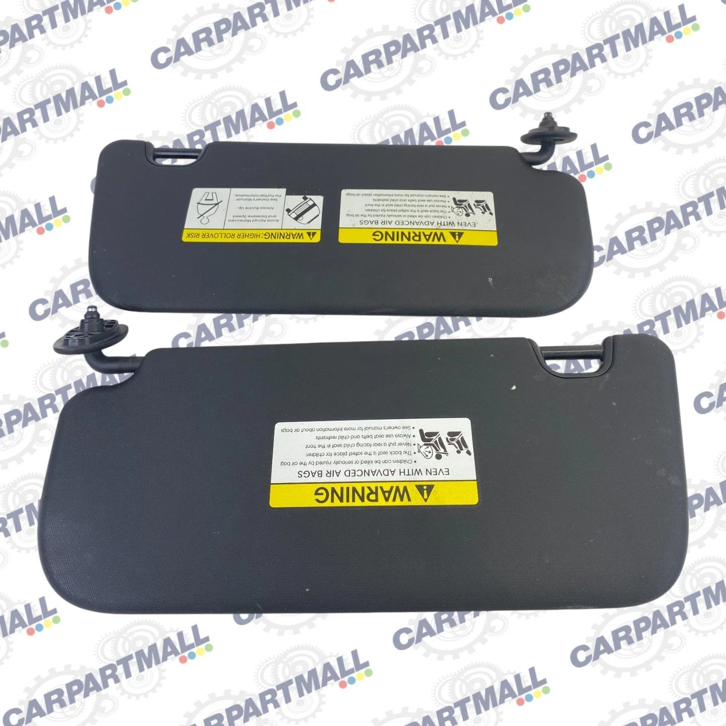 2014-2019 Kia Soul Front Roof Left & Right Side Sunvisor Sun Visor Pair OEM