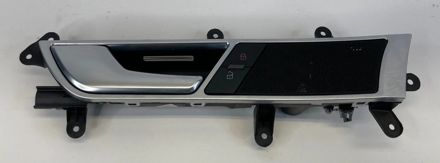 2006-2011 AUDI A6 FRONT LEFT DRIVER SIDE INNER DOOR HANDLE W/TWEETER 4F0837019C