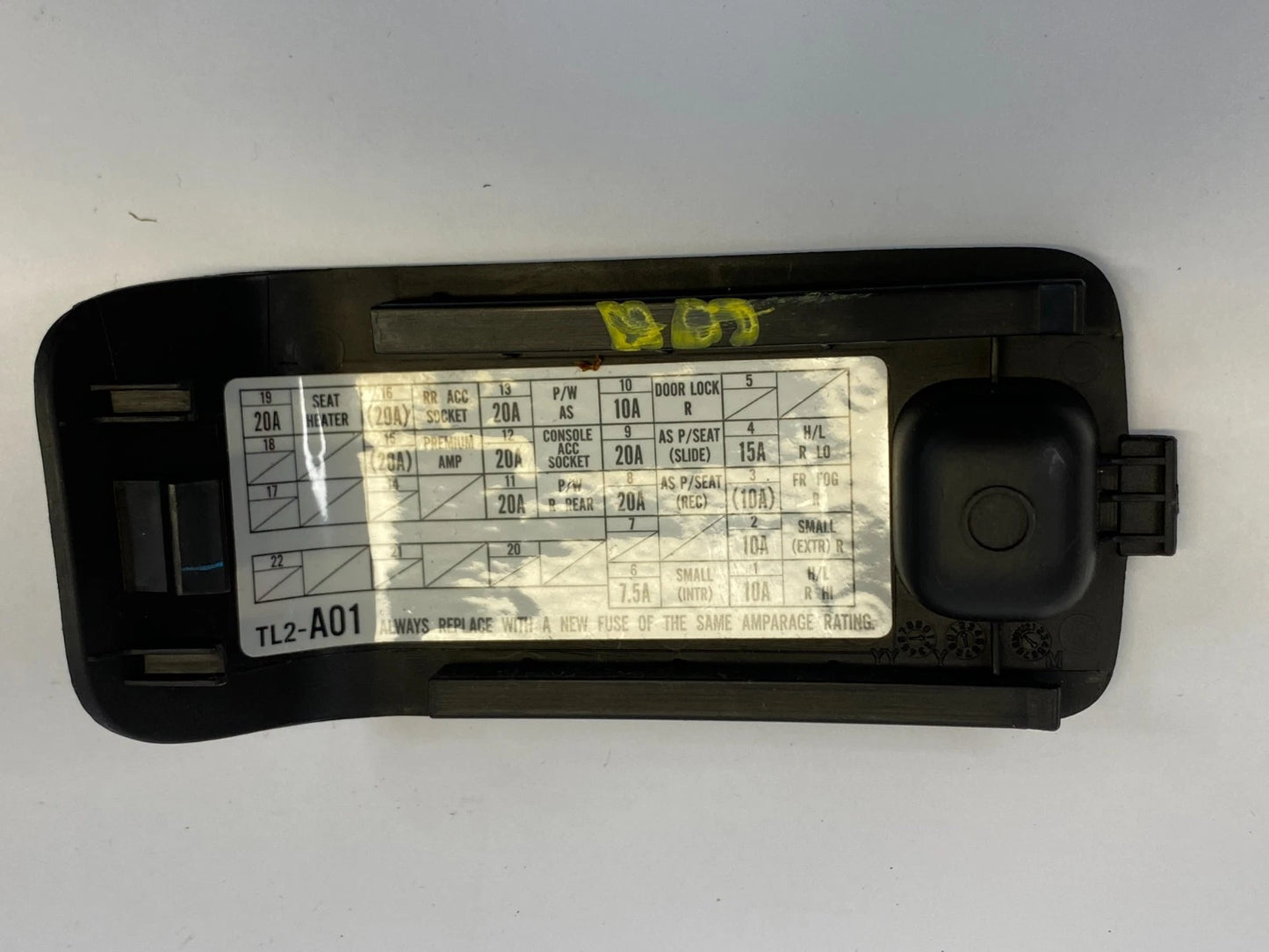 09 10 11 12 13 14 ACURA TSX INTERIOR CABIN FUSE BOX COVER BEZEL PANEL LID OEM
