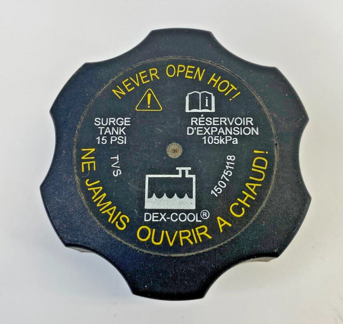 2003-2006 CHEVROLET AVALANCHE SUV 4DR 5.3L 16V RADIATOR RESERVOIR CAP 15075118