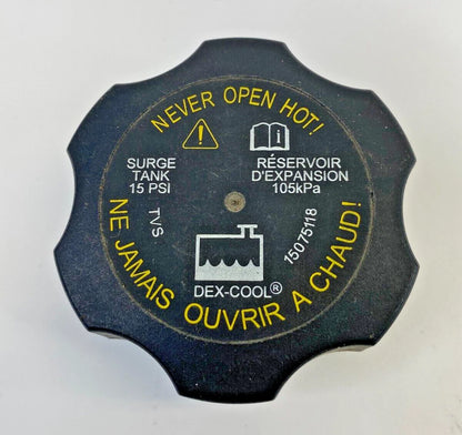 2003-2006 CHEVROLET AVALANCHE SUV 4DR 5.3L 16V RADIATOR RESERVOIR CAP 15075118