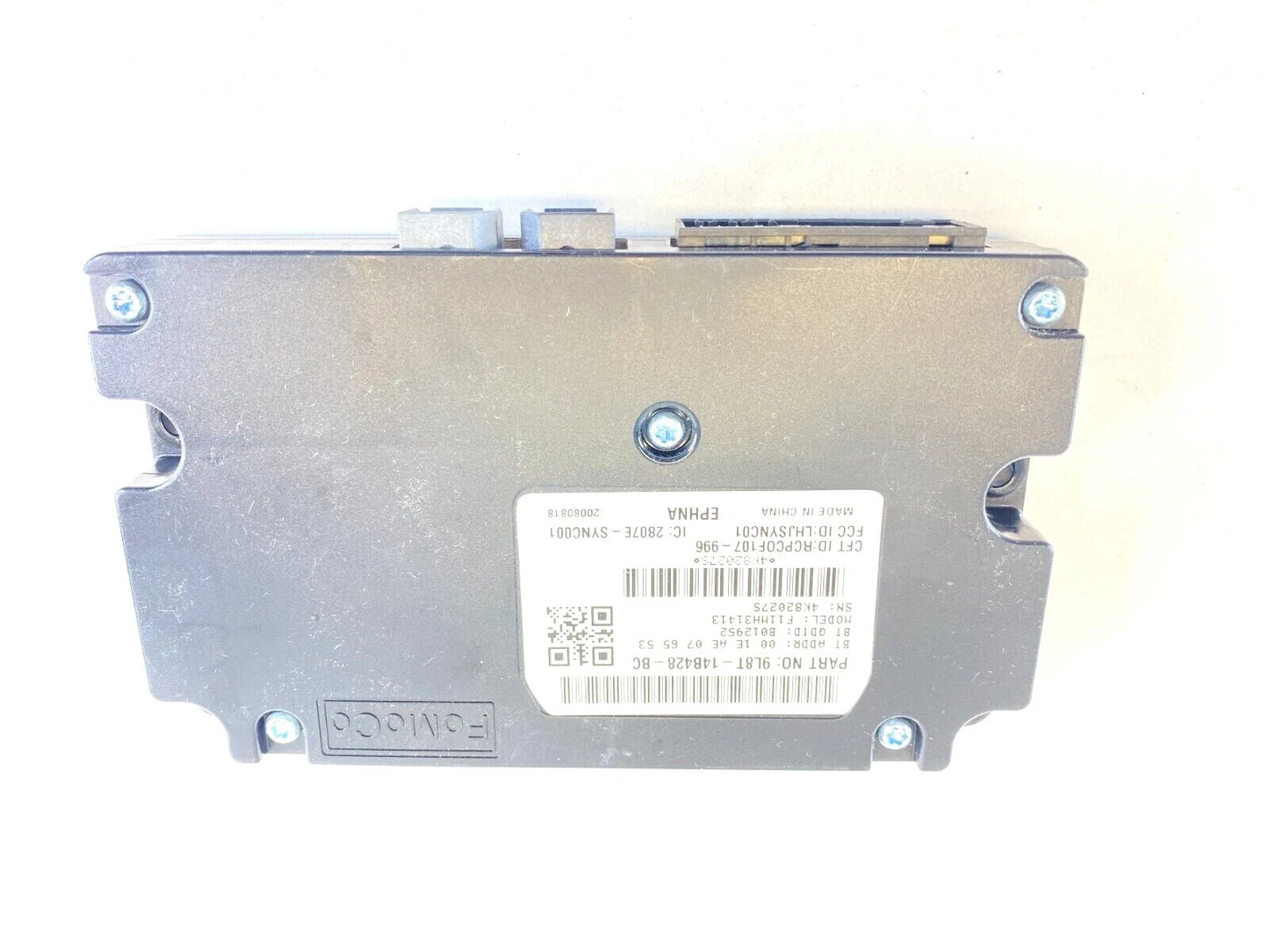 09-12 FORD ESCAPE BLUETOOTH COMMUNICATION CONTROL MODULE 9L8T-14B428-BC