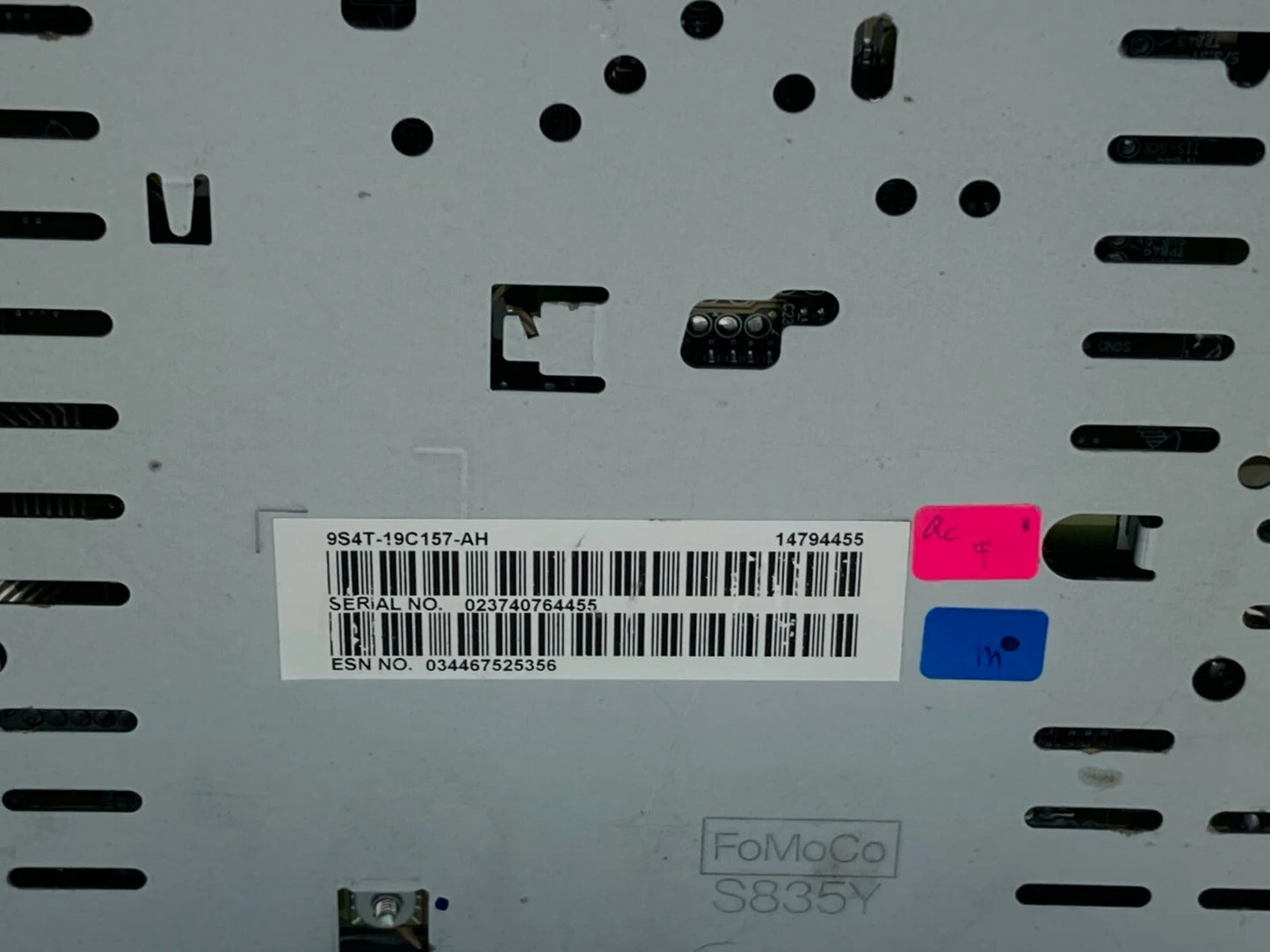 2008-2011 FORD FOCUS RADIO AM FM CD PLAYER RECEIVER UNIT AS4T-1C869-EA OEM