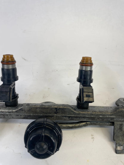 08-12 HONDA ACCORD 2.4L FWD ENGINE FUEL RAIL W/ 4 FUEL INJECTORS R45L590-545103