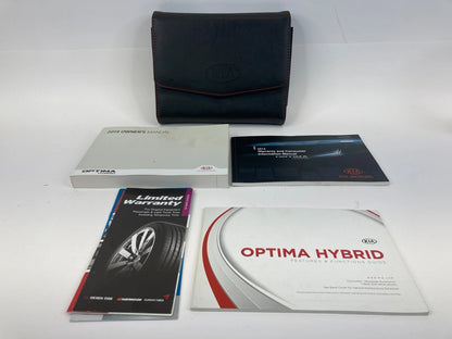 2014 KIA OPTIMA HYBRID LX SEDAN OWNERS MANUAL BOOK INFORMATION GUIDE W/ CASE OEM