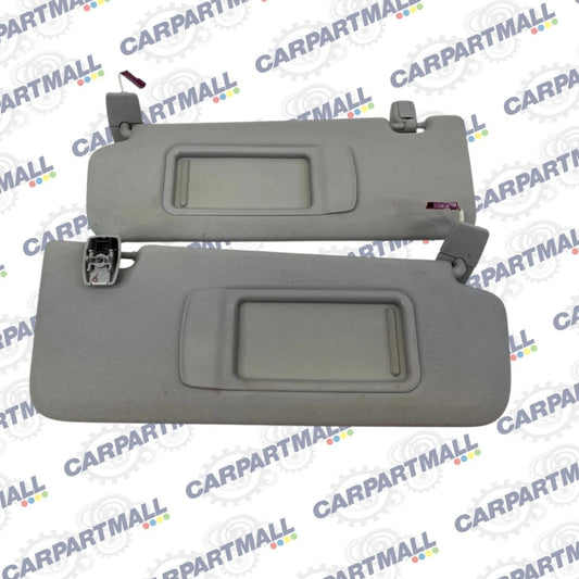 2011-2017 BMW X3 SUNVISOR SUN VISOR SHADE LEFT RIGHT SET PAIR W/ CLIPS OEM