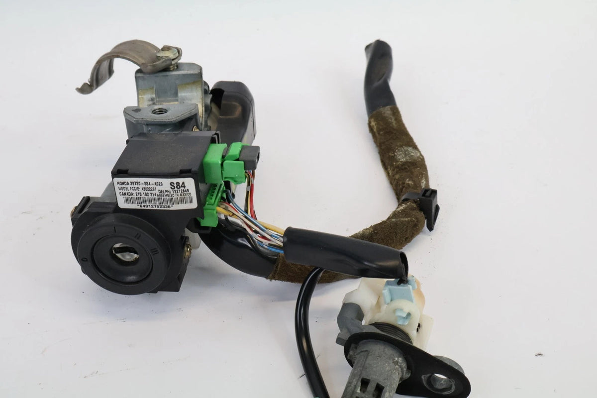 98-02 HONDA ACCORD IGNITION SWITCH TRUNK LOCK CYLINDER W/ KEY 39730-S84-A020 OEM