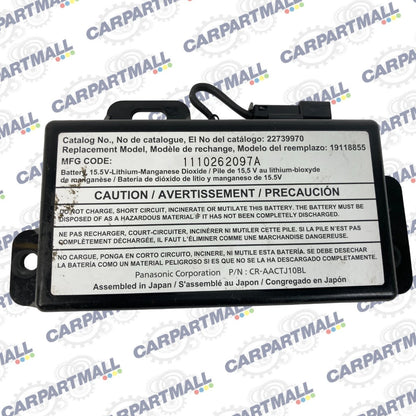 06-13 CHEVY IMPALA ONSTAR COMMUNICATION INTERFACE BACKUP BATTERY MODULE 22739970