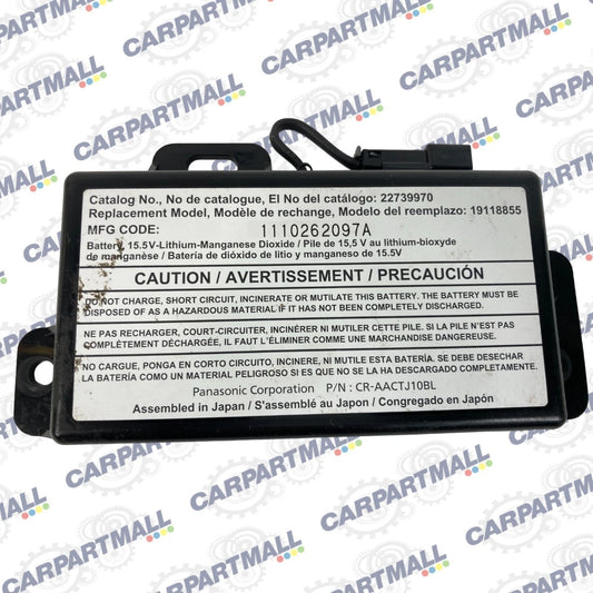 06-13 CHEVY IMPALA ONSTAR COMMUNICATION INTERFACE BACKUP BATTERY MODULE 22739970