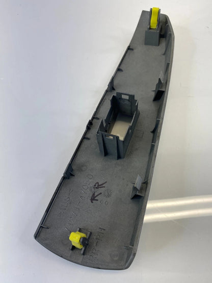 04-09 TOYOTA PRIUS REAR RIGHT DOOR WINDOW CONTROL SWITCH COVER OEM 74271-47050