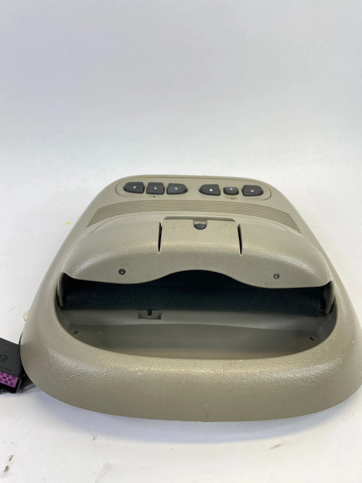 2002-2004 GMC ENVOY FRONT ROOF OVERHEAD CONSOLE STORAGE W/ HOMELINK 15015905 OEM