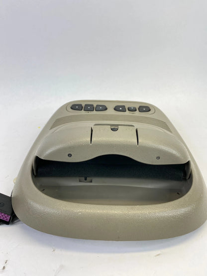 2002-2004 GMC ENVOY FRONT ROOF OVERHEAD CONSOLE STORAGE W/ HOMELINK 15015905 OEM