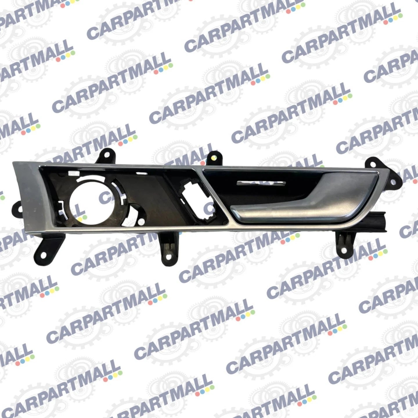 05-11 AUDI A6 QUATTRO FRONT RIGHT SIDE INNER DOOR HANDLE W/ BEZEL 4F0837020C OEM