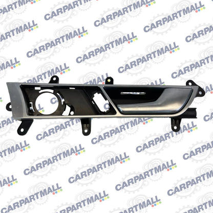 05-11 AUDI A6 QUATTRO FRONT RIGHT SIDE INNER DOOR HANDLE W/ BEZEL 4F0837020C OEM
