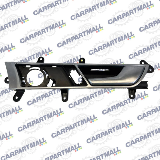 05-11 AUDI A6 QUATTRO FRONT RIGHT SIDE INNER DOOR HANDLE W/ BEZEL 4F0837020C OEM
