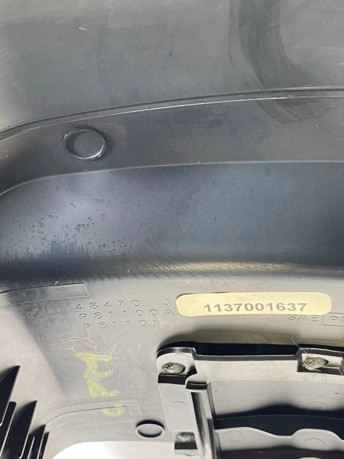2007-2013 NISSAN ALTIMA UPPER & LOWER STEERING COLUMN SHROUD COVER TRIM GRAY OEM