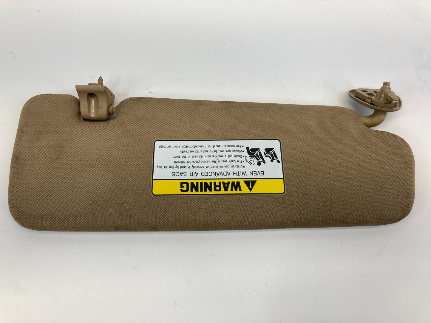 2011-2014 Hyundai Sonata Front Left Driver Side Sunvisor Sun Visor Shade Beige