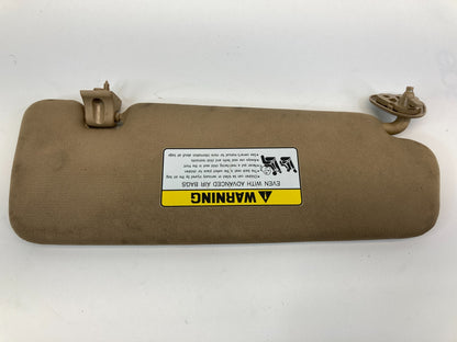 2011-2014 Hyundai Sonata Front Left Driver Side Sunvisor Sun Visor Shade Beige