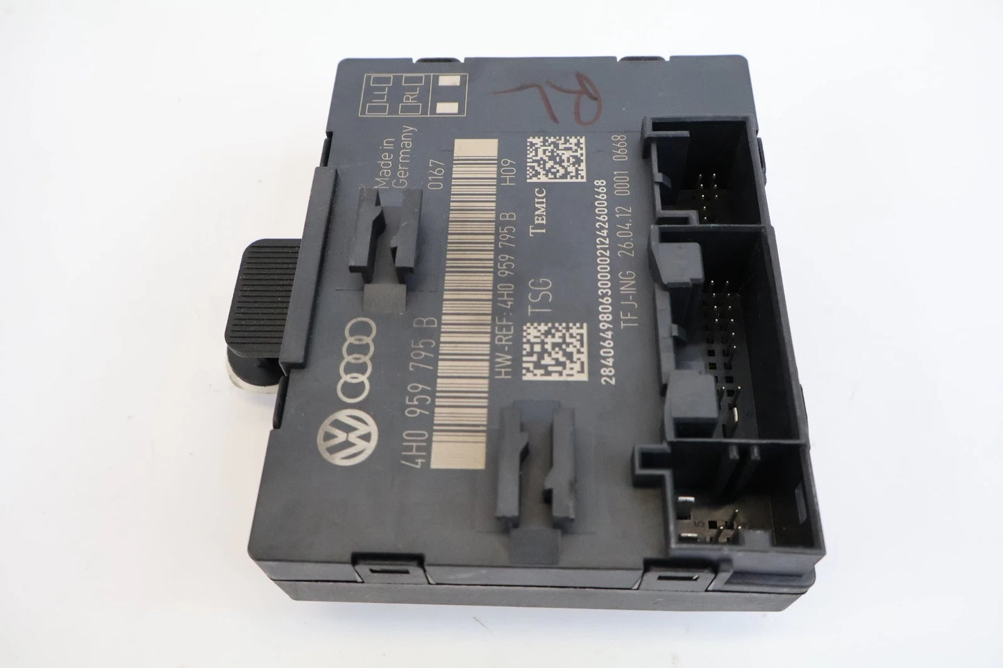2011-2014 VW VOLKSWAGEN TOUAREG REAR LEFT DOOR CONTROL MODULE 4H0-959-795-B OEM