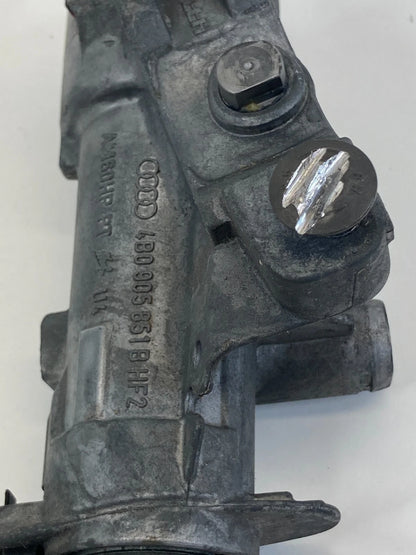 1998-2004 Audi A6 Quattro A/T Ignition Switch Lock Cylinder & Key 4B0905851B OEM