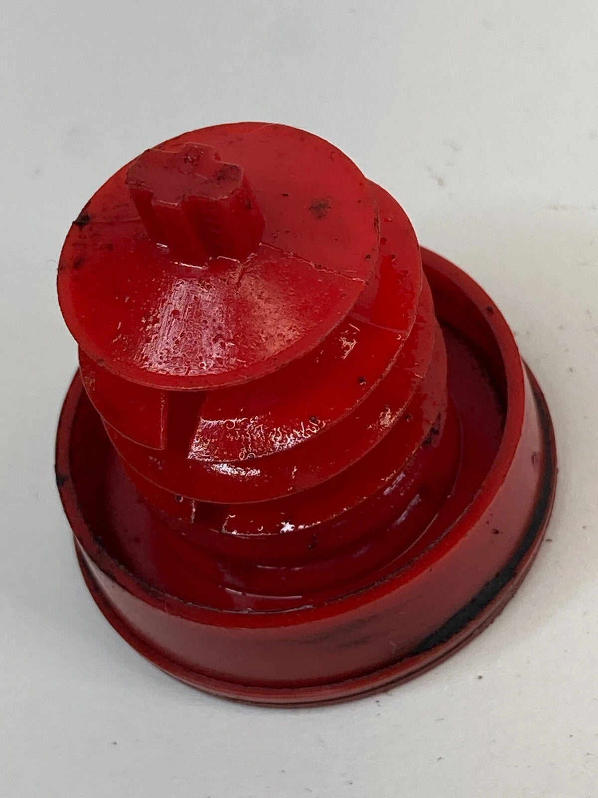 03-11 HONDA ELEMENT 2.4L POWER STEERING FLUID RESERVOIR TANK LID COVER CAP OEM