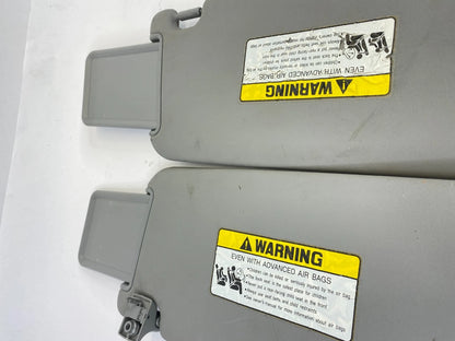 2007-2010 HYUNDAI ELANTRA SEDAN SUNVISOR SUN VISOR SHADE SET PAIR LH RH GRAY OEM