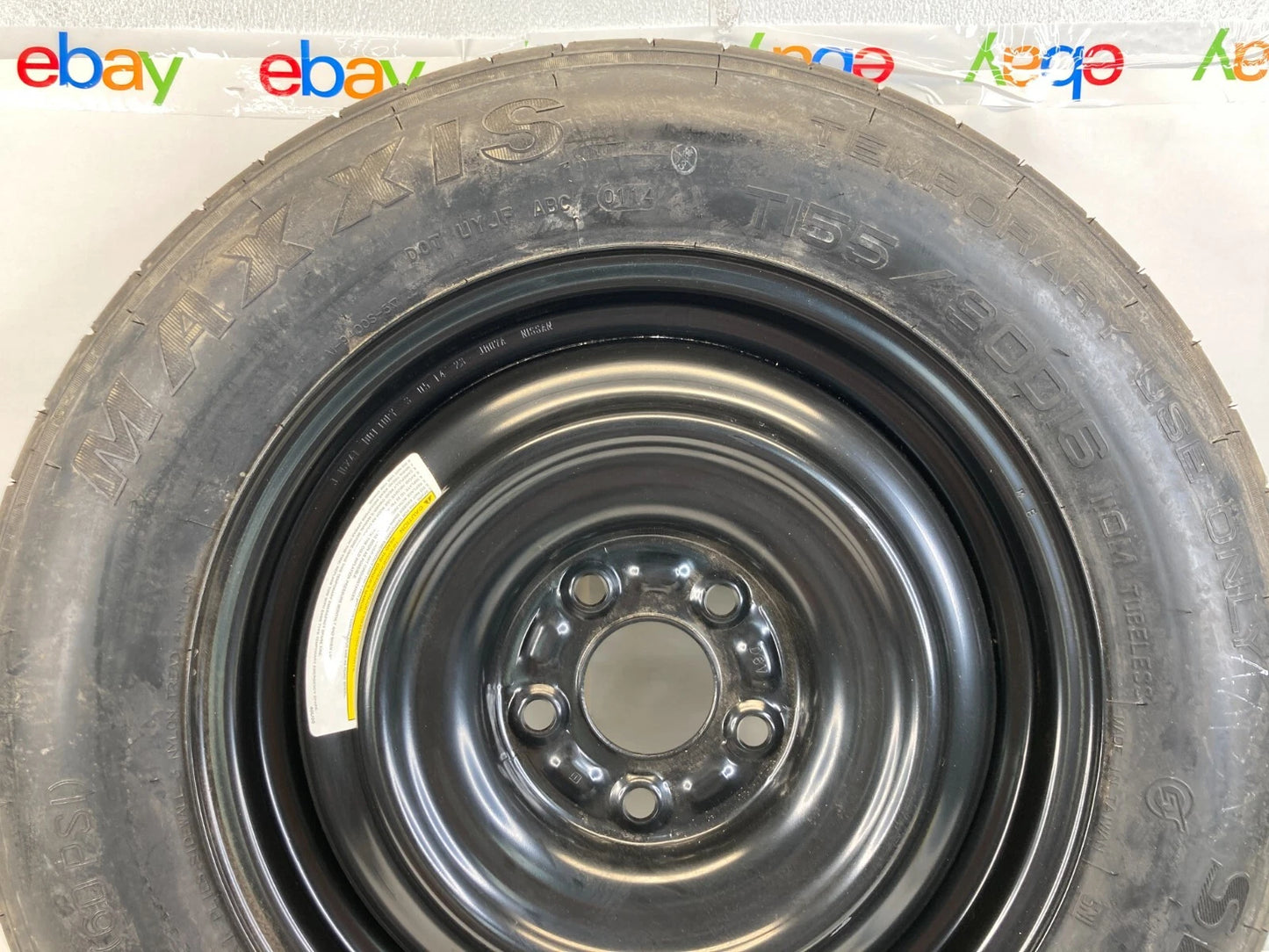 2010-2020 NISSAN ROGUE WHEEL SPARE TIRE COMPACT DONUT RIM T155/90D16 16" 110M