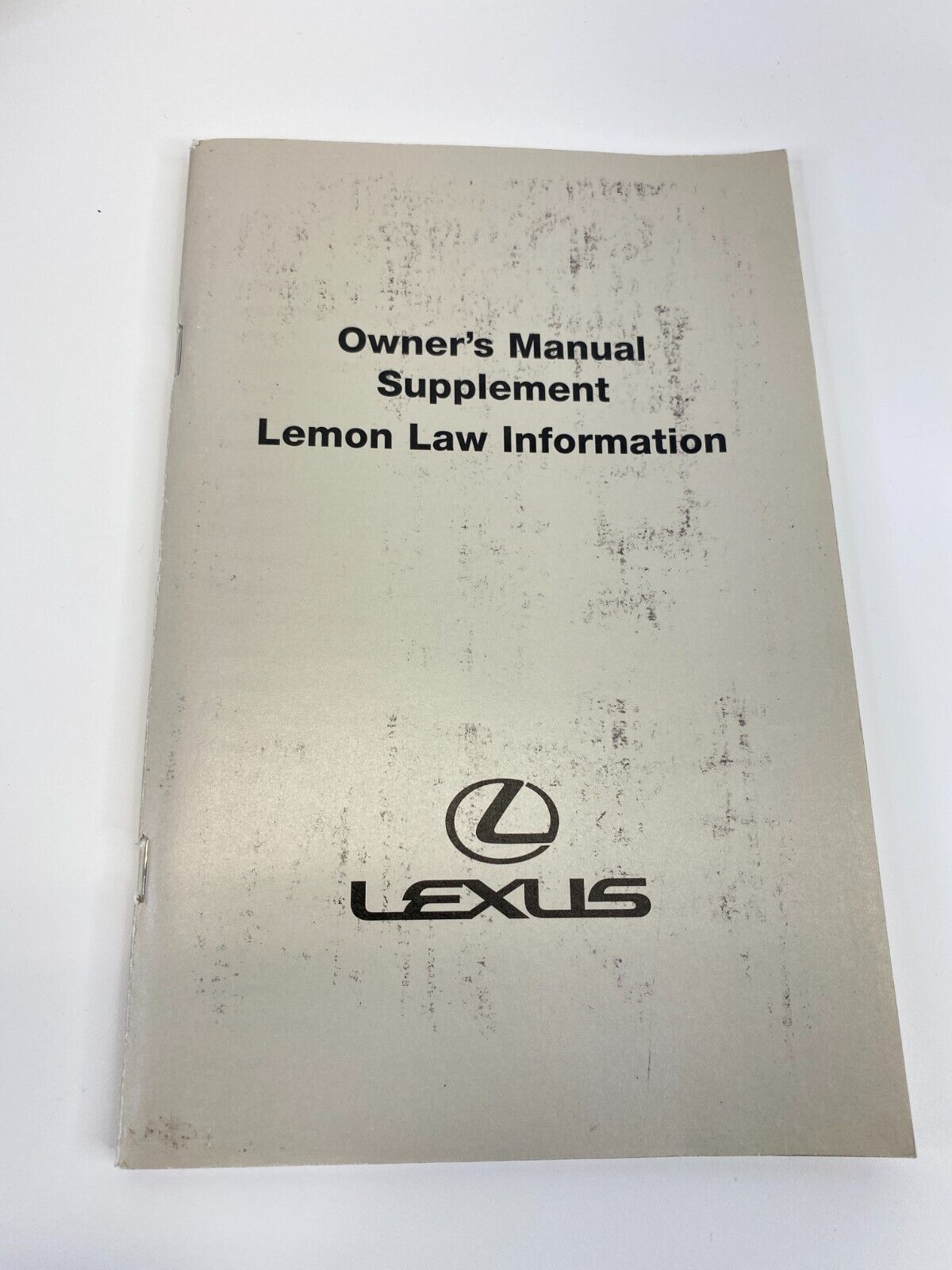 2001 01 Lexus RX300 RX 300 Owners Owner´s Manual Supplement Guide W/ Case OEM