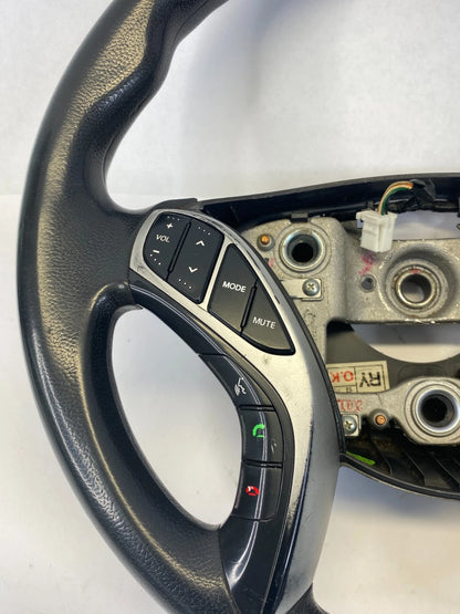 2011-2013 HYUNDAI ELANTRA STEERING WHEEL WITH AUDIO CRUISE CONTROLS BLACK OEM