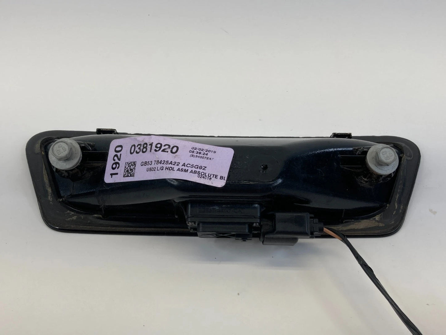 16-19 FORD INTERCEPTOR TAILGATE LIFTGATE BACK DOOR RELEASE HANDLE GB5378425A22AC