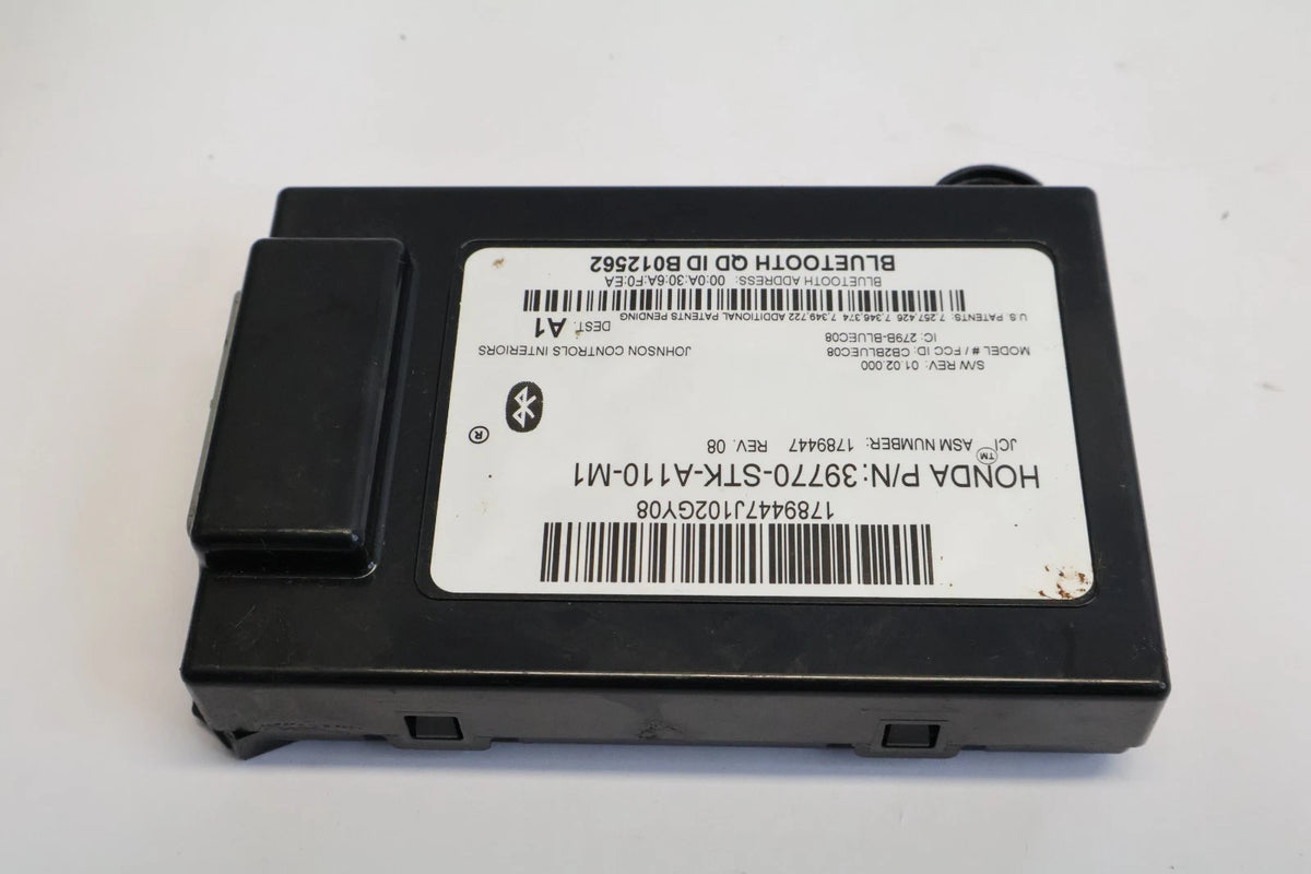 2010-2012 ACURA RDX HANDS FREE LINK BLUETOOTH CONTROL MODULE OEM 39770-STK-A110