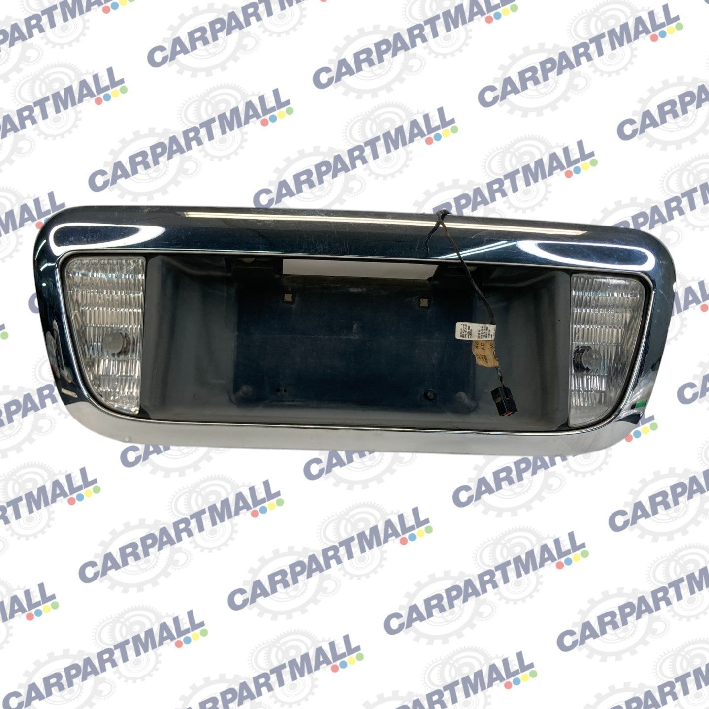 03-06 Lincoln Navigator Rear Trunk Lid License Light Plate Finish Panel Molding