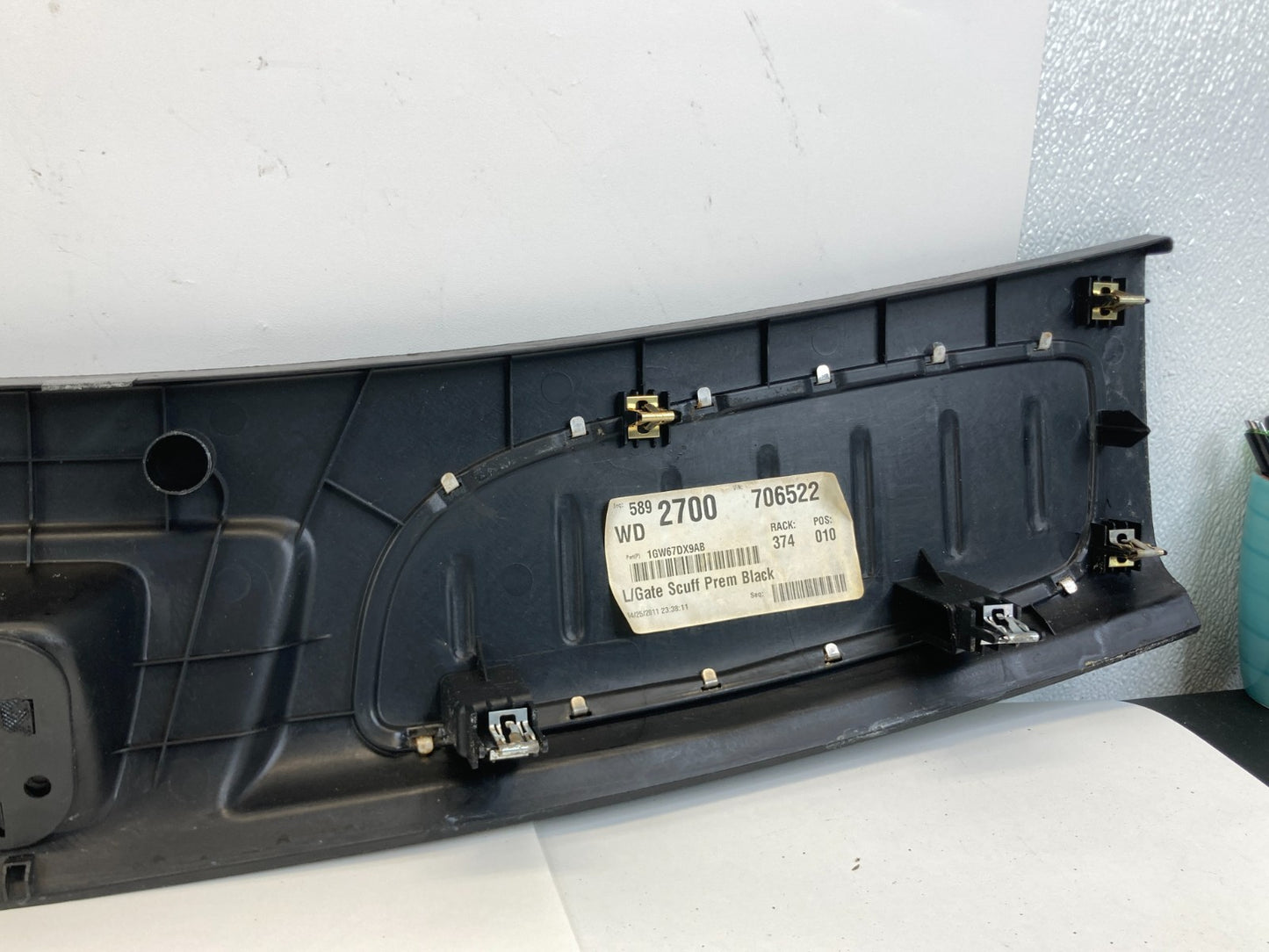 2011-2021 Dodge Durango Rear Liftgate Sill Scuff Plate Trim Panel 1GW67DX9AB OEM