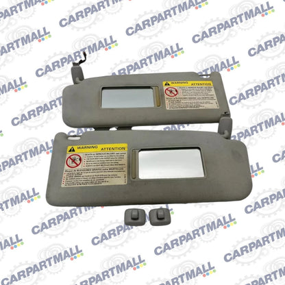 1998-2004 AUDI A6 QUATTRO SUNVISOR LEFT & RIGHT SUN VISOR SET CLOTH W/ HOMELINK