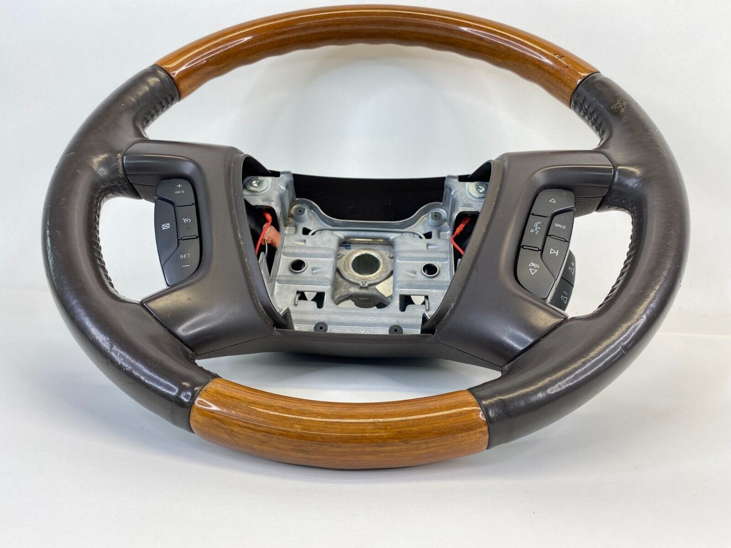 2009-2012 Buick Enclave Enclave Steering Wheel W /Woodgrain Assembly OEM