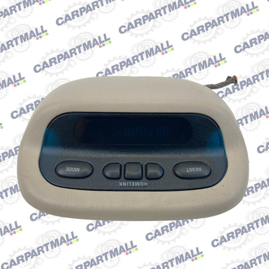 2000-2005 Chevrolet Monte Carlo Roof Overhead Console Digital Homelink CB2VB6823