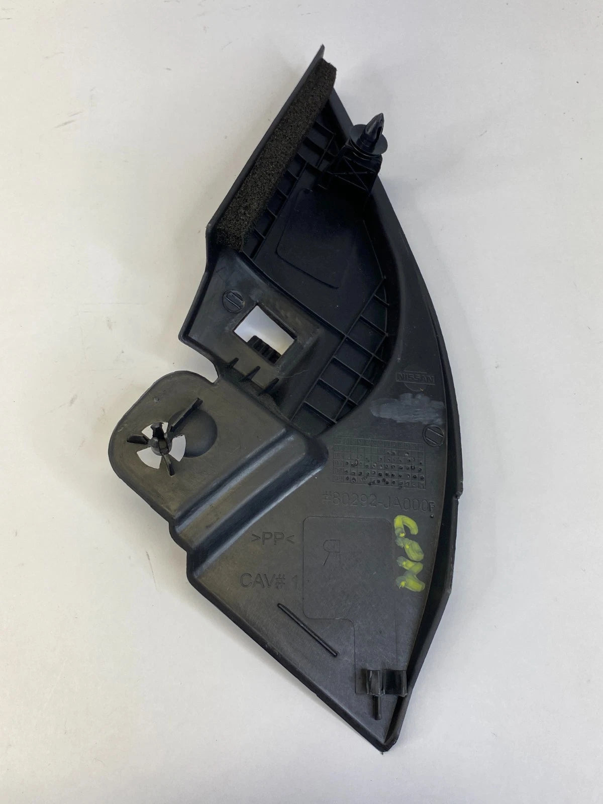 07-12 NISSAN ALTIMA SEDAN FRONT RIGHT INNER DOOR CORNER MIRROR COVER 80292-JA000