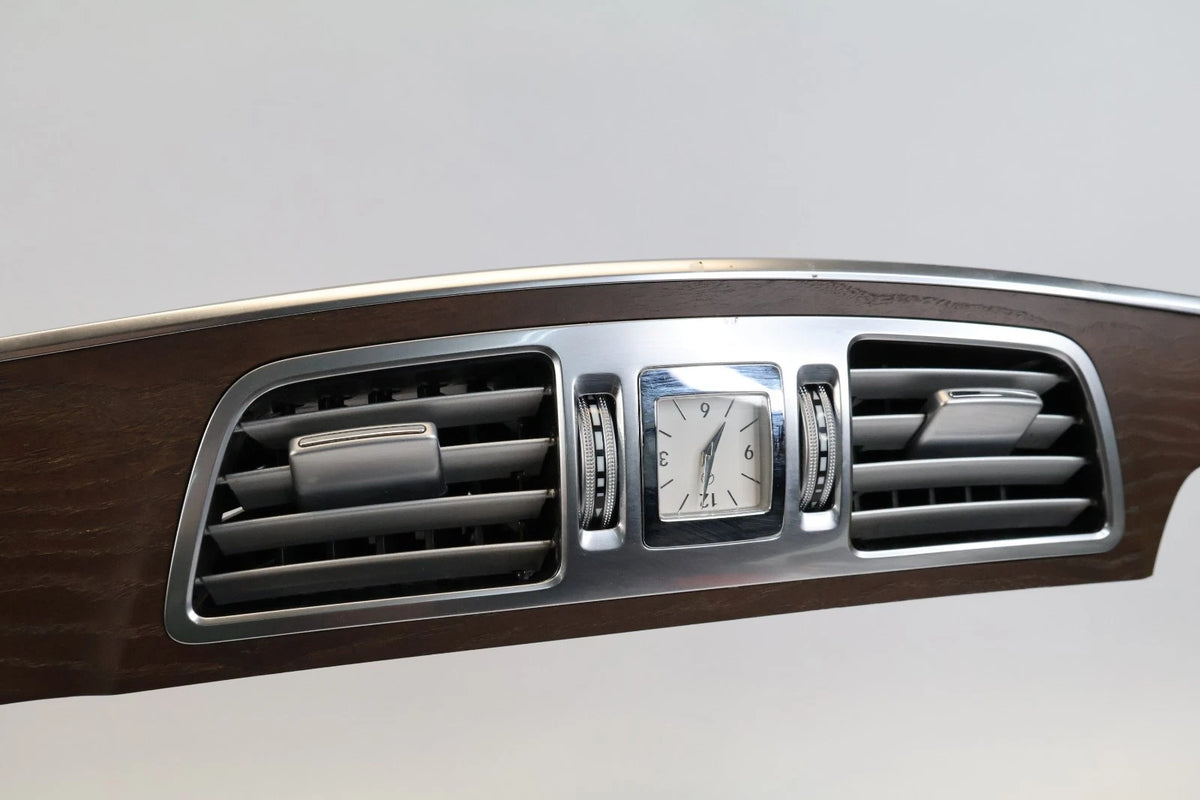 2013-2016 MERCEDES-BENZ E350 FRONT DASH AIR VENT GRILLES CLOCK BEZEL A2126803093