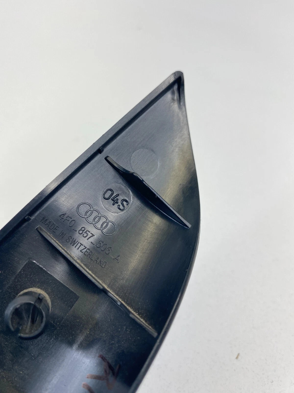 2005-2011 A6 QUATTRO FRONT RIGHT SIDE DOOR INNER MIRROR COVER 4F0857506A OEM