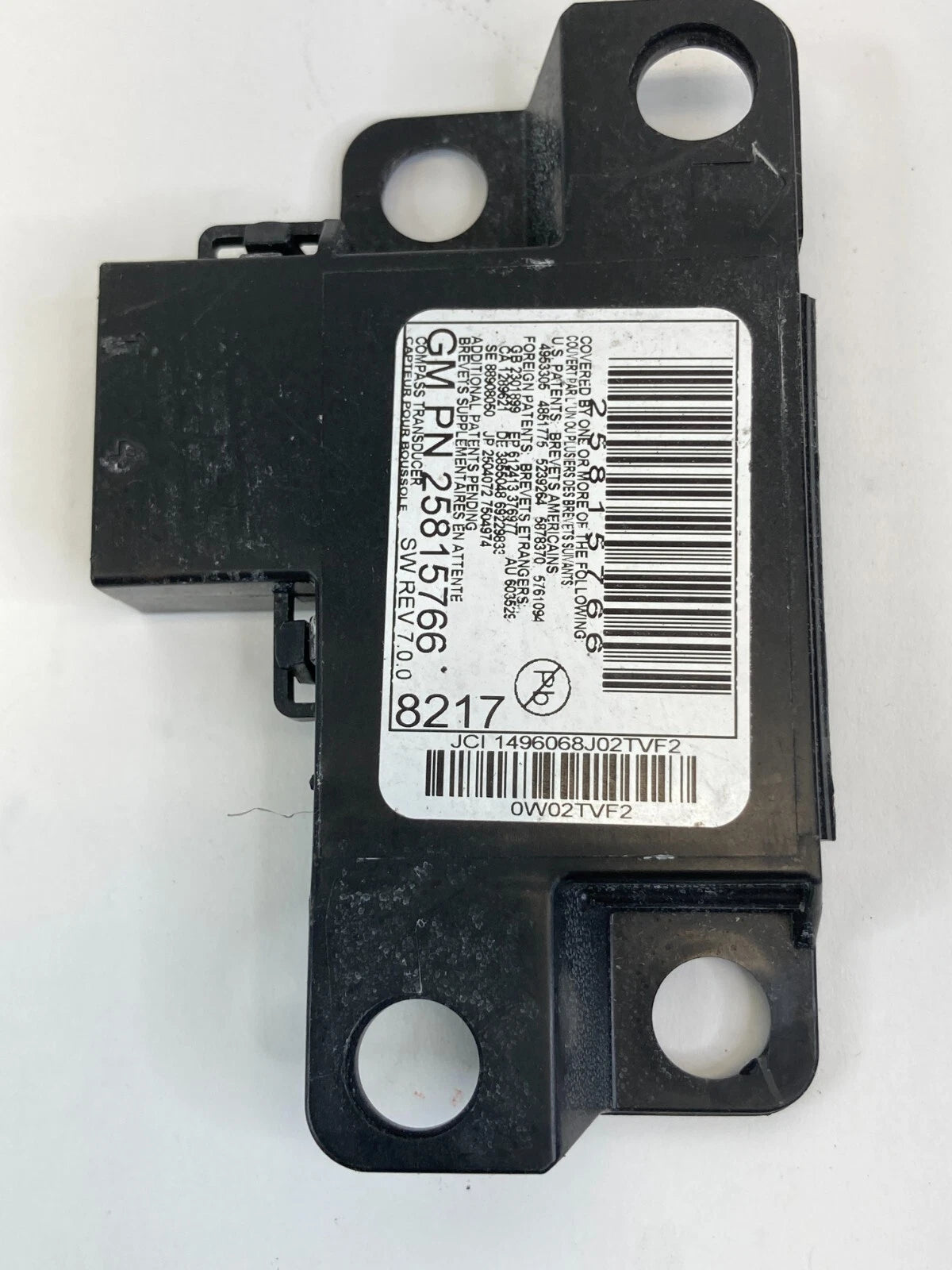 2008-2010 SATURN VUE SUV 4DR 2.4L 16V ELECTRONIC COMPASS CONTROL MODULE 25815766